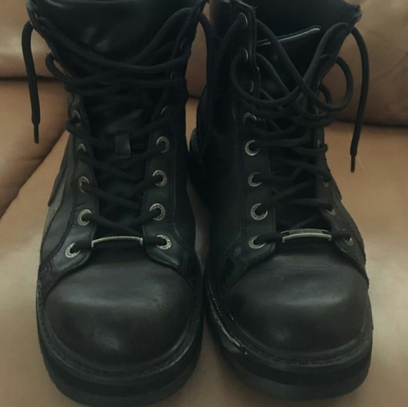 HARLEY-DAVIDSON "FLAME" LACE-UP BOOTS - Picture 2 of 5